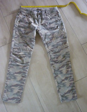 Damen Cipo & Baxx Jeans Hose Camouflage Camel Super Gr. 31/32 NEU!