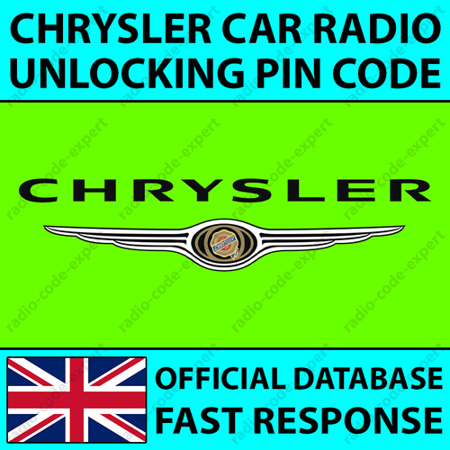 Chrysler radio entsperrpin - chrysler,