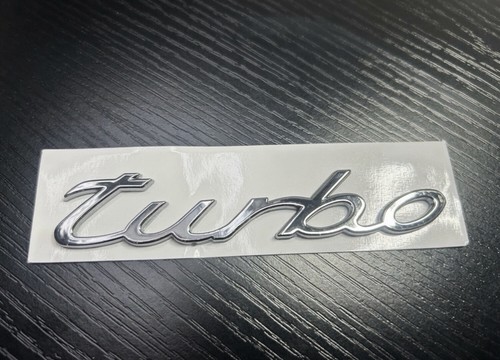 Original porsche turbo badge - original,