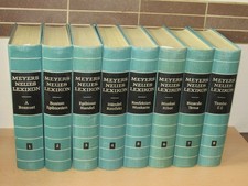Meyers Lexikon in 8 Bänden - DDR Nachschlagewerk  1961 - 1964 VEB Bibliogr. Inst