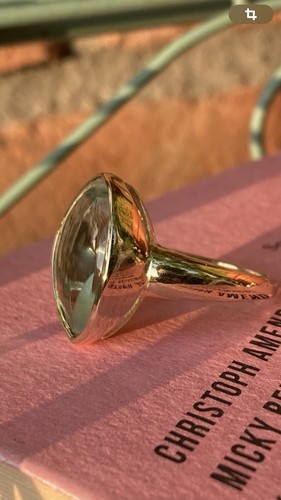 Sogni oro ring fluorit - d'oro, ring,