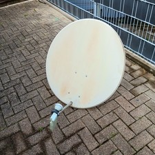 Sat schüssel 80 cm mit 4 Fach LNB Befestigungsmaterial etc