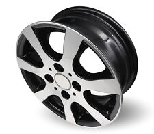 Anhänger Alufelge TR3 silber schwarz 5Jx13 100x4 ET30 600kg z.B. für 145/80R13