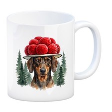 Dackel mit bollenhut - dackel,