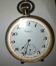 Regent Habmann Vintage Taschenuhr Handaufzug Goldoptik