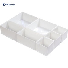 Kompakte 7er Aufbewahrungsboxen für Kleidung – Ideal für MALM Schubladen