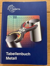 Tabellenbuch metall europa - tabellenbuch, –