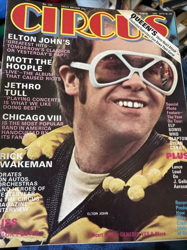Circus magazine jan 1975 - circus,