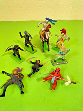 Britains der 70er für Bastler - COWBOYS ACW RITTER INDIANER - Timpo Elastolin