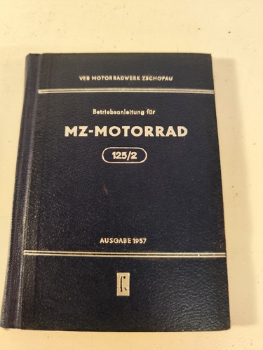 Betriebsanleitung motorrad - mz,