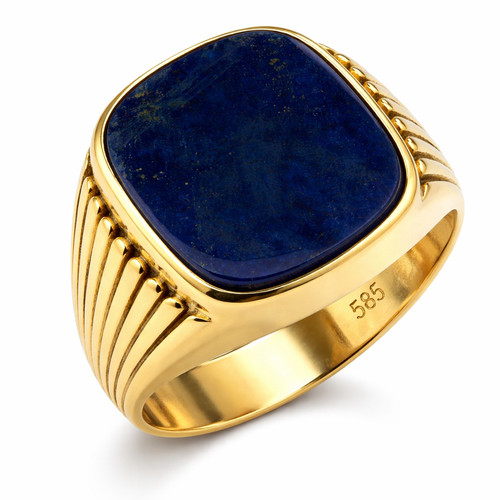 14k 585 gold lapis - 14k,