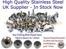Für Suzuki GSX-R750 1992-1995 Edelstahl Verkleidung Schrauben Nur Satz Gsxr 750
