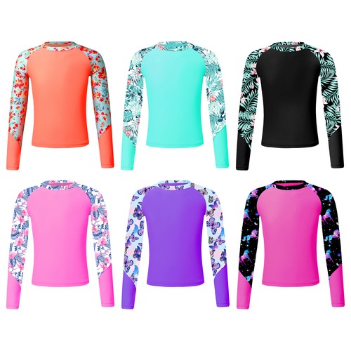 Mädchen badeshirts langarm - mädchen,