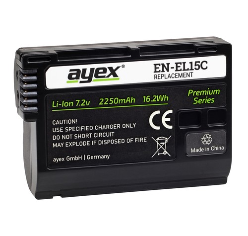 Ayex el15c akku - en-el15c, für