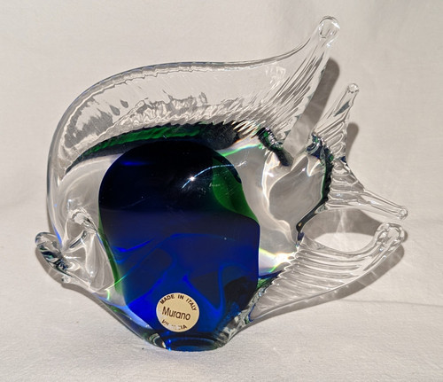 Vintage murano glasfisch - murano,