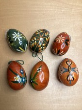 Holz Eier Deko zum Aufhängen Erzgebirge?