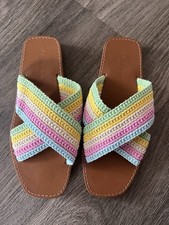 Sandale Sandaletten Gehäkelt