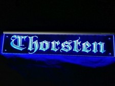 Thorsten LED Namensschild oder dein Name LKW Truckerschild personalisiert Thor