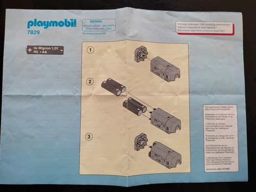Playmobil bauplan 7892 für - 7892,