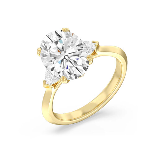Verlobungsring gelbgold - 18, k