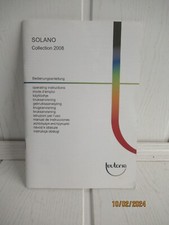 Teutonia Solano Collection 2008 Bedienungsanleitung&&&