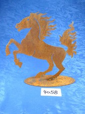 NR. 4058 Edelrost Pferd Eisenfigur Dekoration Garten Figur Bauernhof Tier