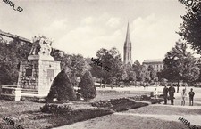 Fk Frankfurt ( Oder ) - Jahr 1930 - Hohenzollernplatz - Heilig-Kreuz-Kirche !!!
