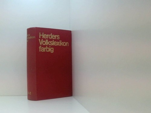 Herders volkslexikon farbig - volkslexikon,