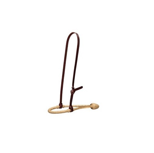 Leather bosal hanger - leather, 5/8"
