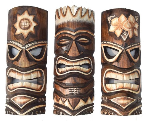 Tiki 30cm masken - 3, sun