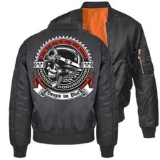 Herren Bomberjacke Motorrad