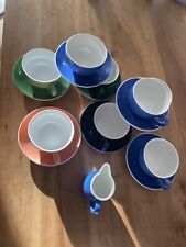 dibbern solid color kaffeetasse mit unterteller 