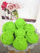 Filzrosen Dekorosen grün