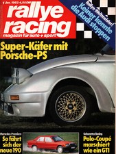 Zeitschrift Rallye Racing #1 von 1983 Mercedes 190 VW Polo Coupe Audi Rally