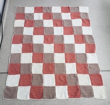 Häkeldecke,Kuscheldecke,Tagesdecke,Wolldecke Patchwork Handarbeit Babydecke Neu