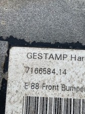 BMW 1 E81 E87 2008 Träger Stoßstange Stoßfänger vorne 7166584 GSD43062