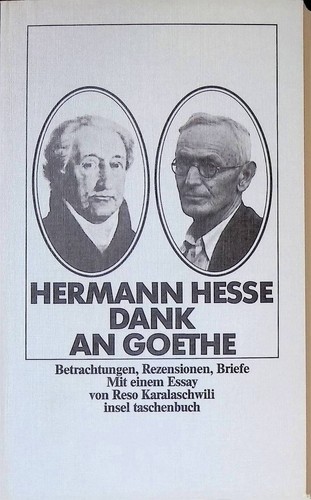 Dank goethe - dank,