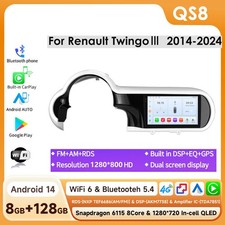 8+128GB Für Renault twingo