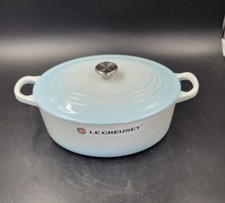 Le Creuset Oval Bräter 25 Cm Powder Blue. Neu. Ohne OVP. Sehr seltene Farbe 