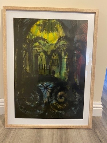 Vintage original pastell - original,