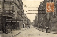 Ak Puteaux Hauts de Seine, Rue