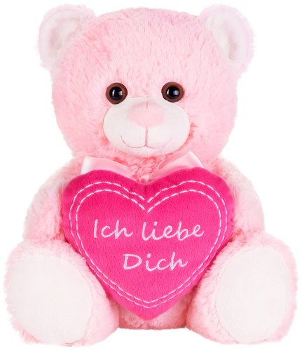Rosa teddybär kuscheltier - rosa, mit