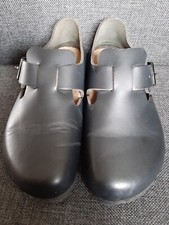 Birkenstock LONDON Clogs Damen Nubukleder Gr 35 Farbe schwarz