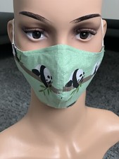 Maske panda mintgrün - maske,