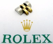 ROLEX Stahl / Gold Jubile-Element 10mm für Damen 1980er/1990er Jahre 