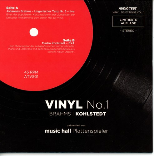 Audio test vinyl - audio, selections
