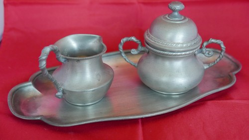 Zinn set milchkännchen - set,