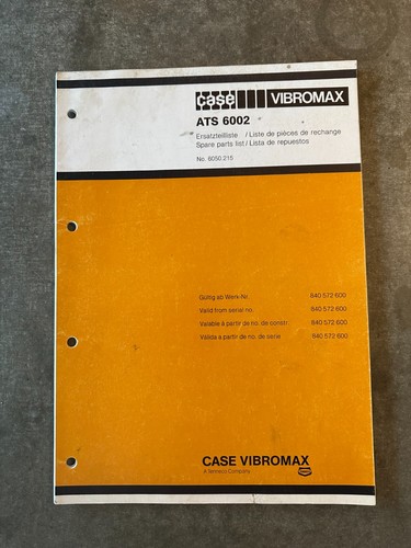 Case vibromax ats - vibromax,