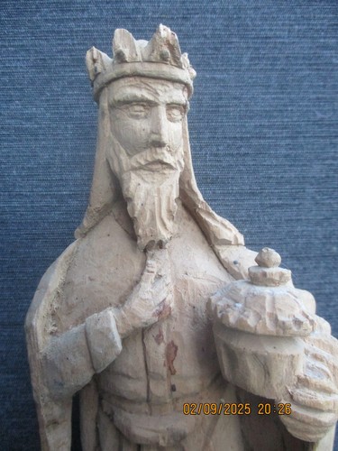 Kleine antike heiligenfigur - kleine,