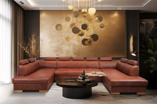 Förmiges sofa mit - u-förmiges,